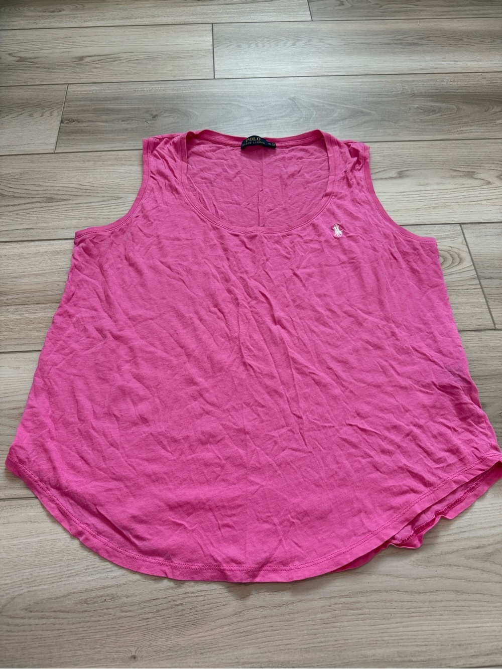 Polo Ralph Lauren Women’s Rounded Hem Scoop Neck Tank Top